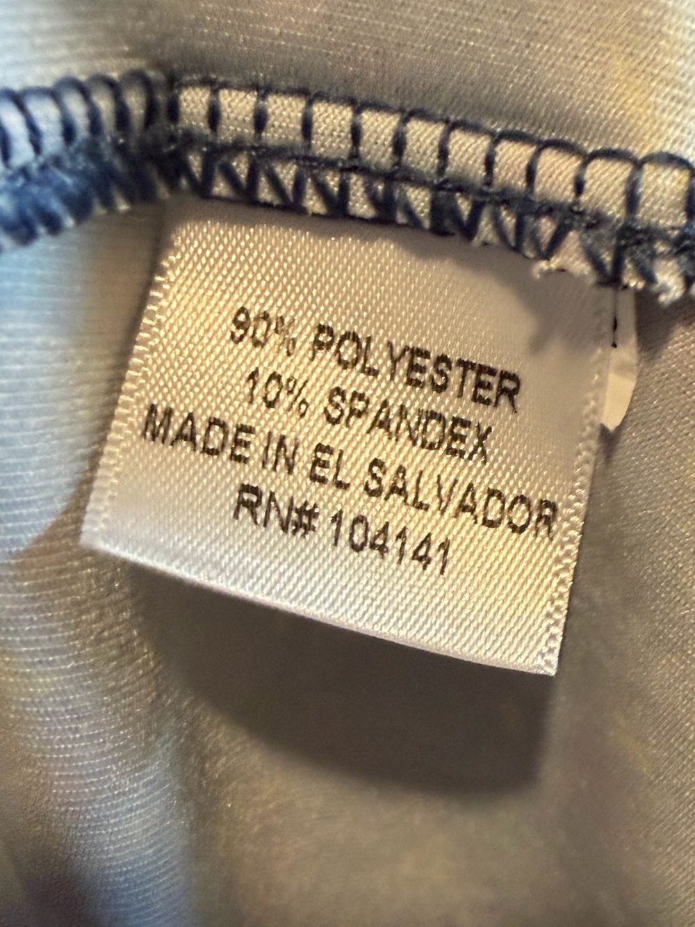 Lady Hagen Navy Floral Quarter-Zip Pullover Size Medium - Picture 7 of 7